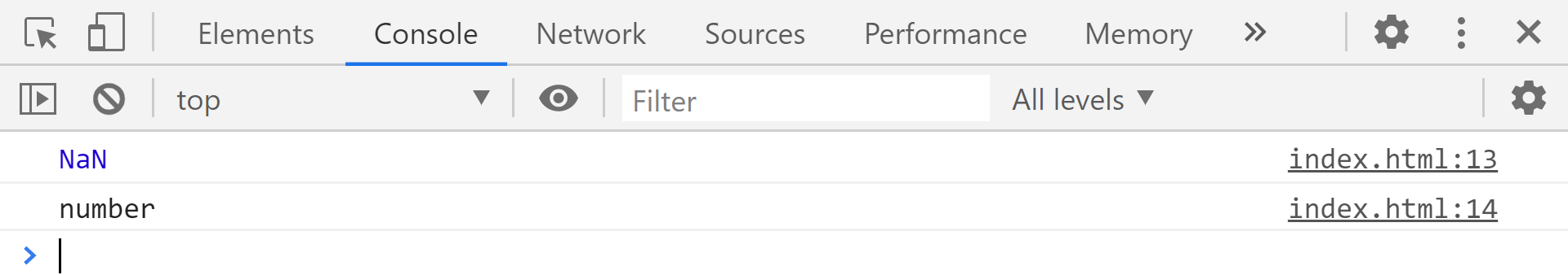 JavaScript中其他数据类型转换为数值类型