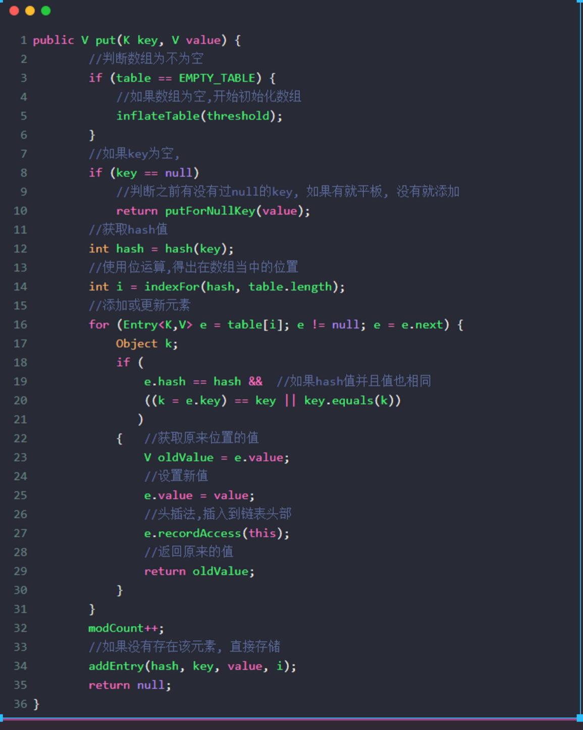 HashMap 底层原理