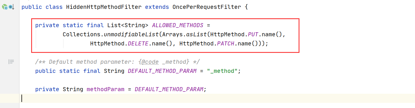SpringMVC-过滤器HiddenHttpMethodFilter源码分析