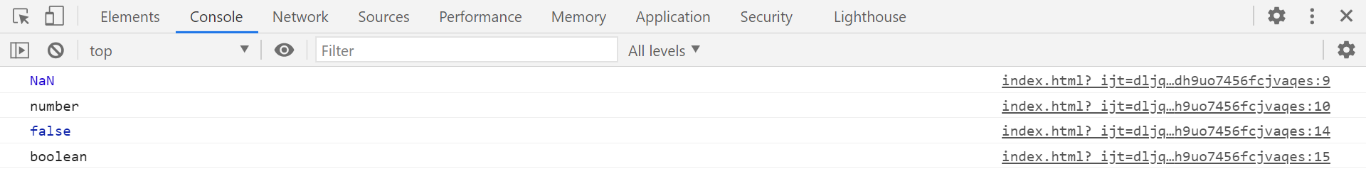 JavaScript-其它数据类型转换为布尔类型 JavaScript-其它数据类型转换为布尔类型
