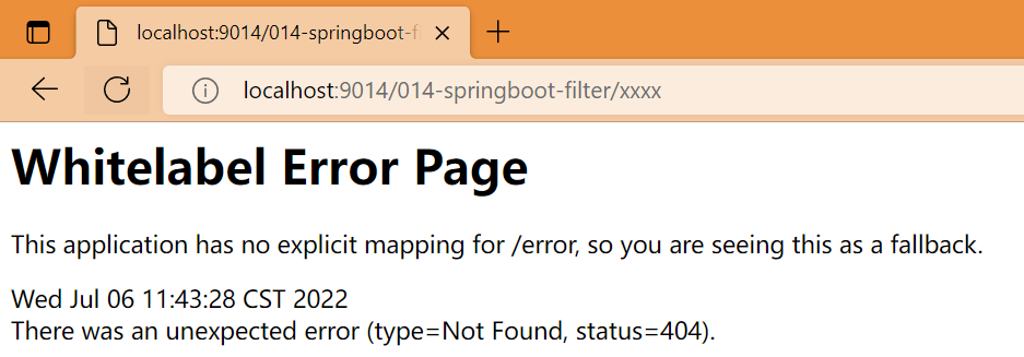 13_Spring Boot 使用Filter（了解）