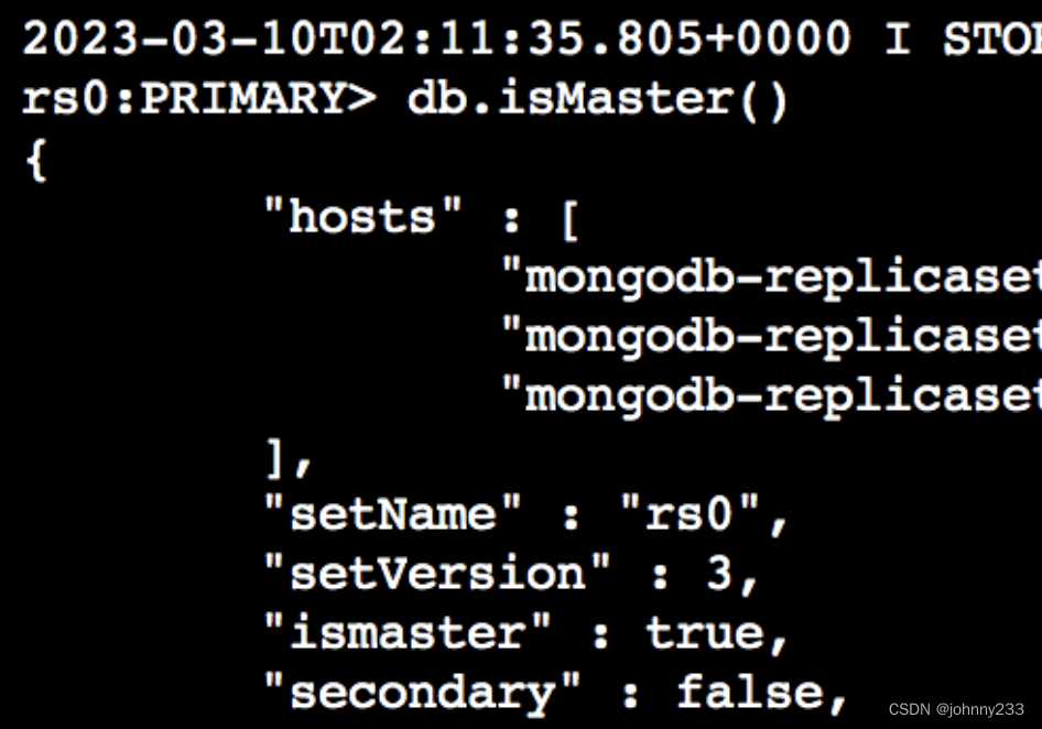 MongoDB副本集Command failed with error 10107 (NotMaster):on server