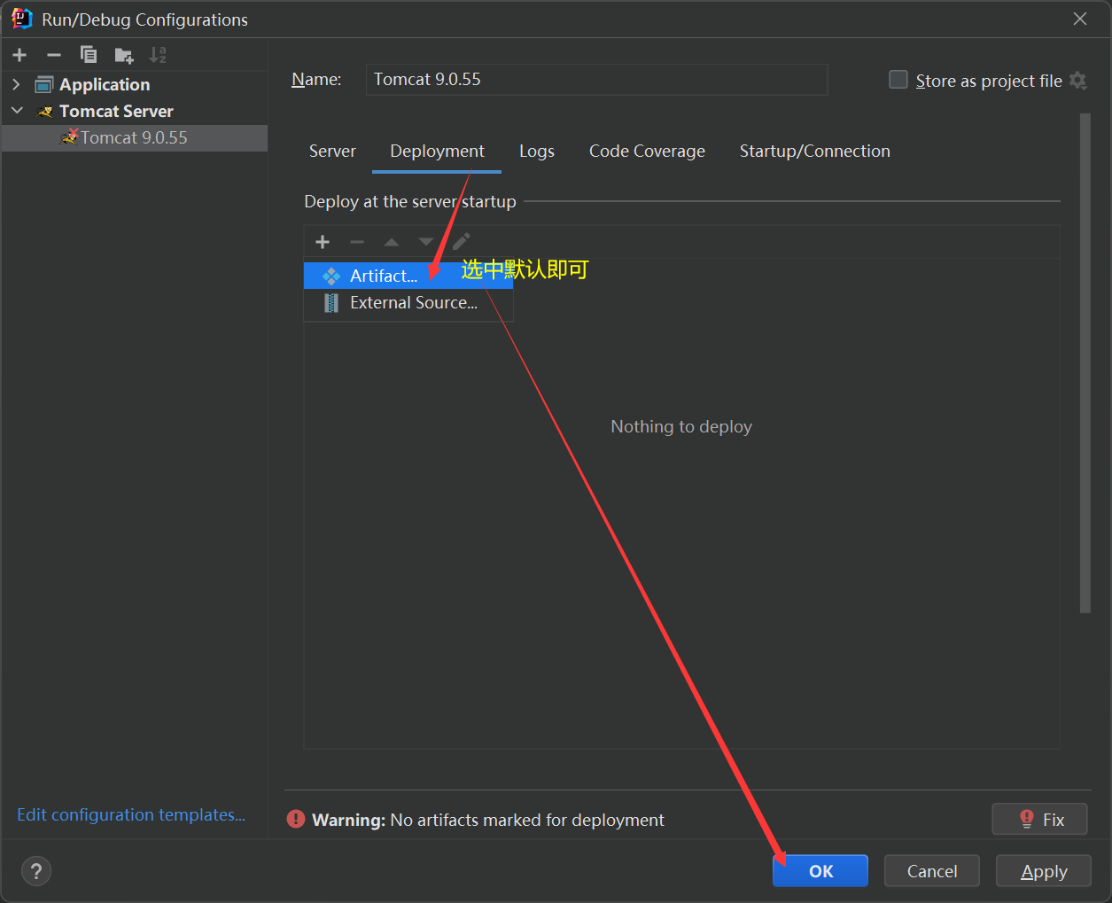 使用IntelliJ IDEA 2021.2 配置Tomcat