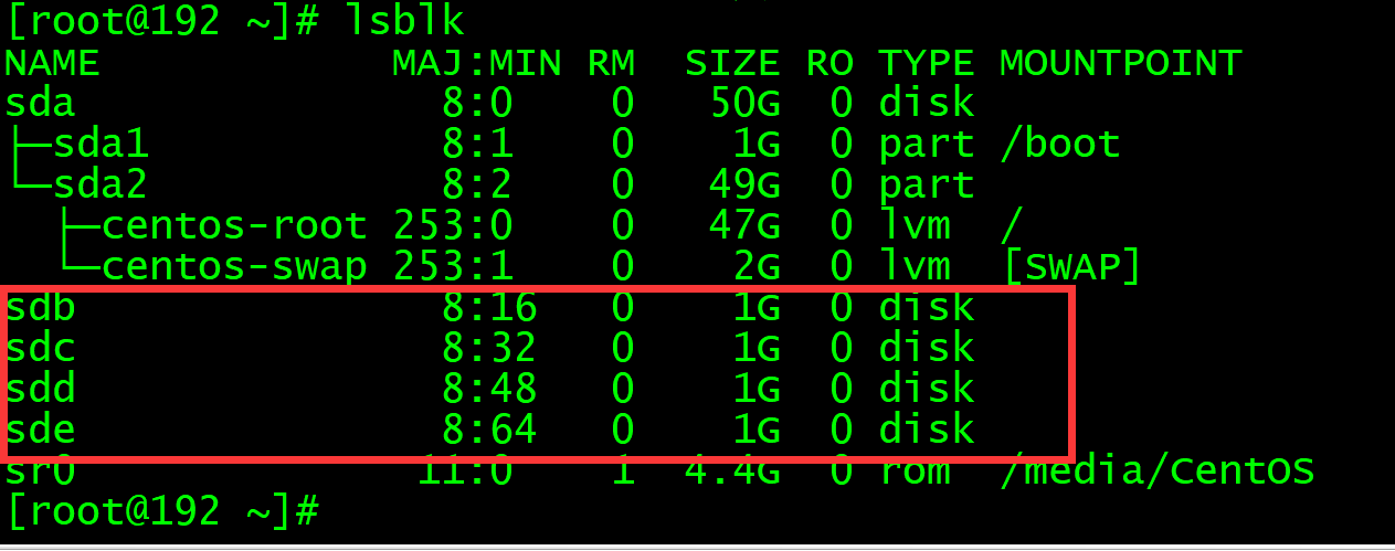 DISK（RAID5和LVM）配置