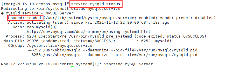 在Linux上重启MySQL服务报错“Job for mysqld.service failed because the control process exited with error code“