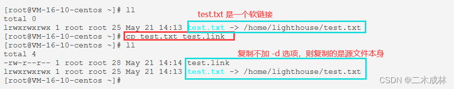 Linux命令之复制文件或目录cp