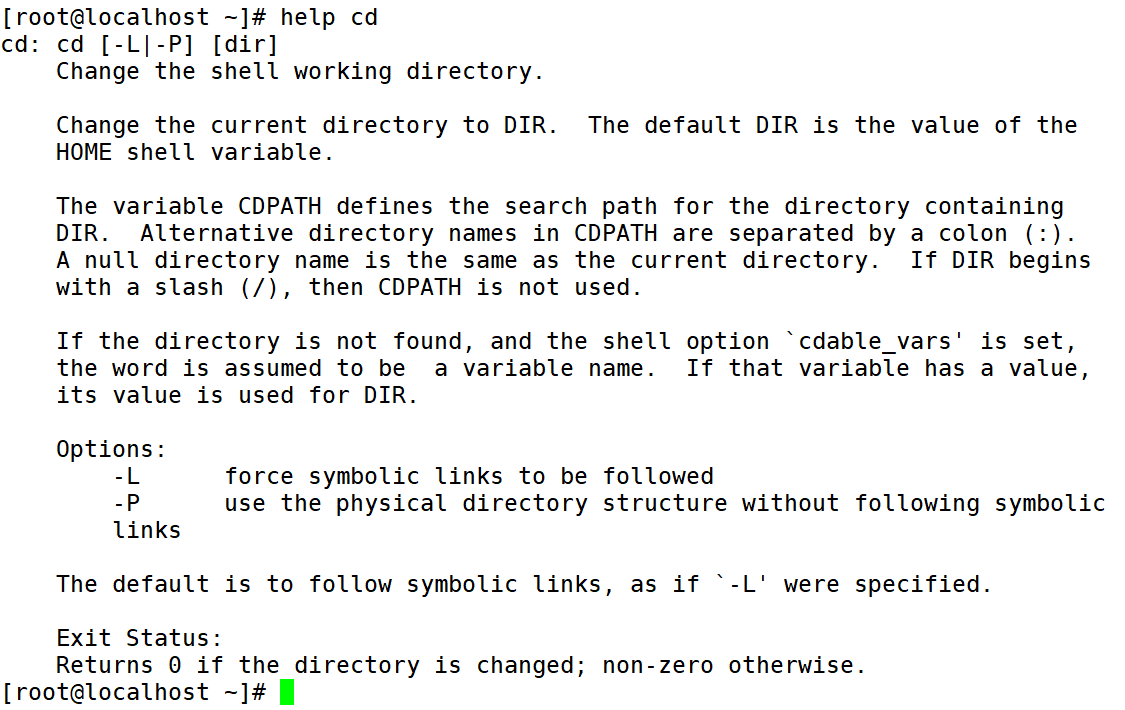 Linux学习（3）——帮助命令