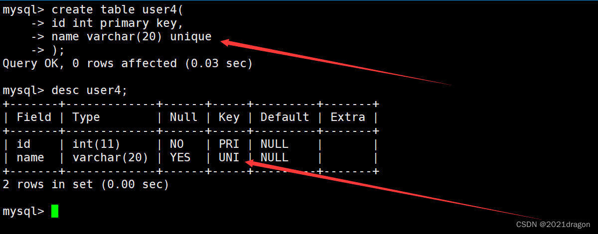 MySQL索引特性