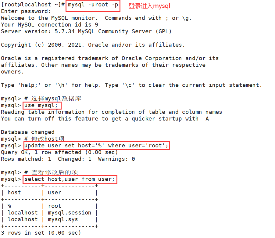 远程mysql报错GHost ‘xxx‘ is not allowed to connect to this MySQL serverConnection closed by foreign host