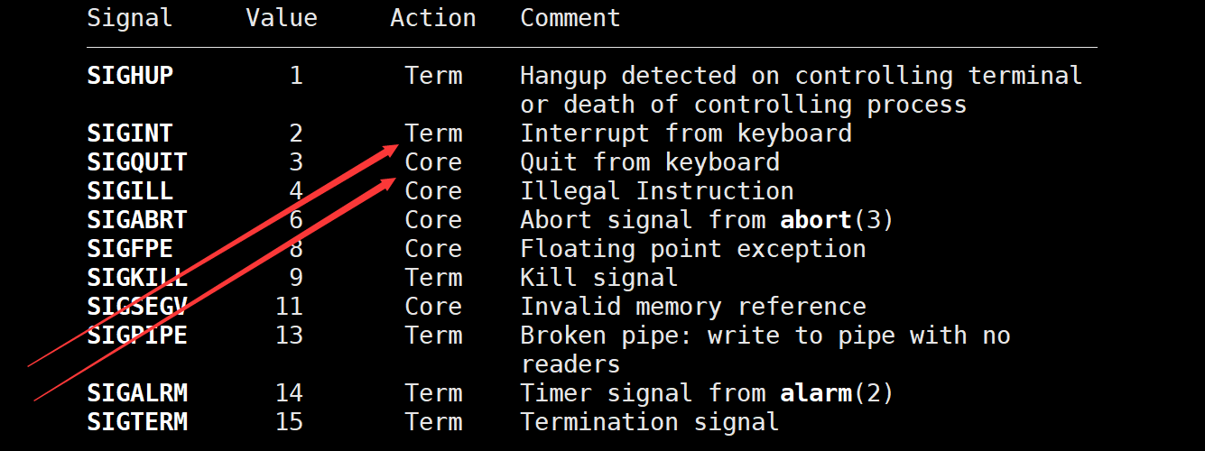 Linux进程信号