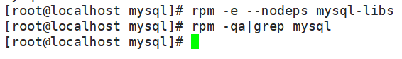 file /usr/share/ from install of mysql-community-common conflicts with file from package mysql-libs