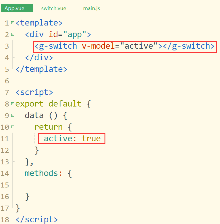 Vue封装组件库-switch组件 Vue封装组件库-switch组件