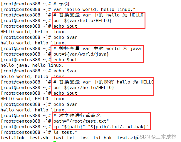 Linux拓展之Shell变量扩展${}