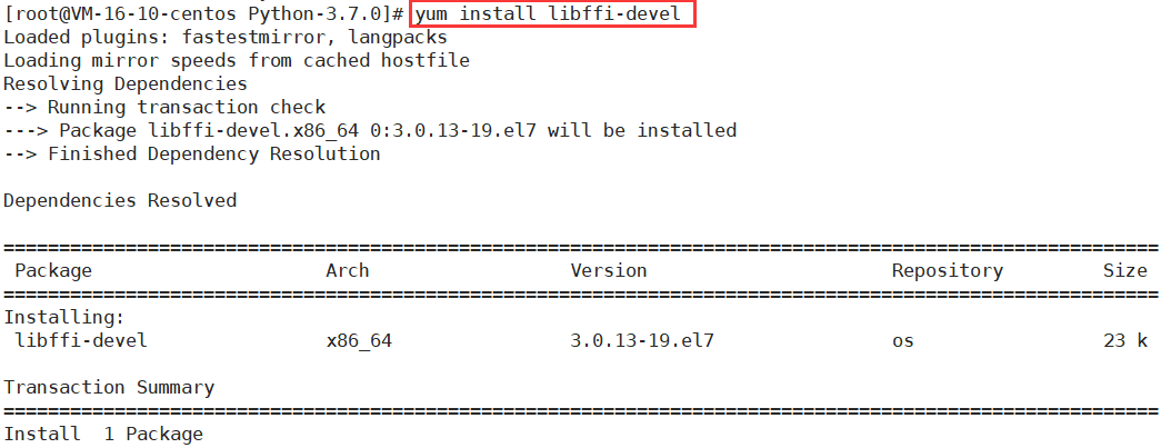 在Linux下安装Python执行make命令时报错“Failed to build these modules: _ctypes“