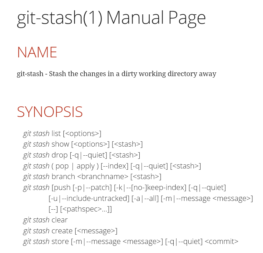 Git命令详解（git status、git log、git commit、git stash）