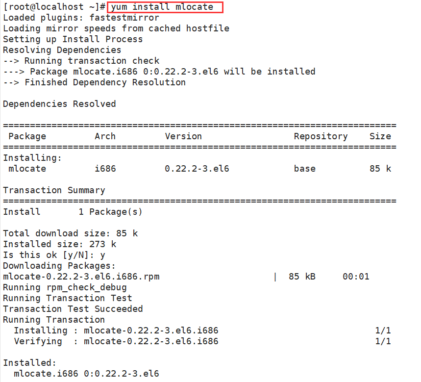 Linux locate linux-locate