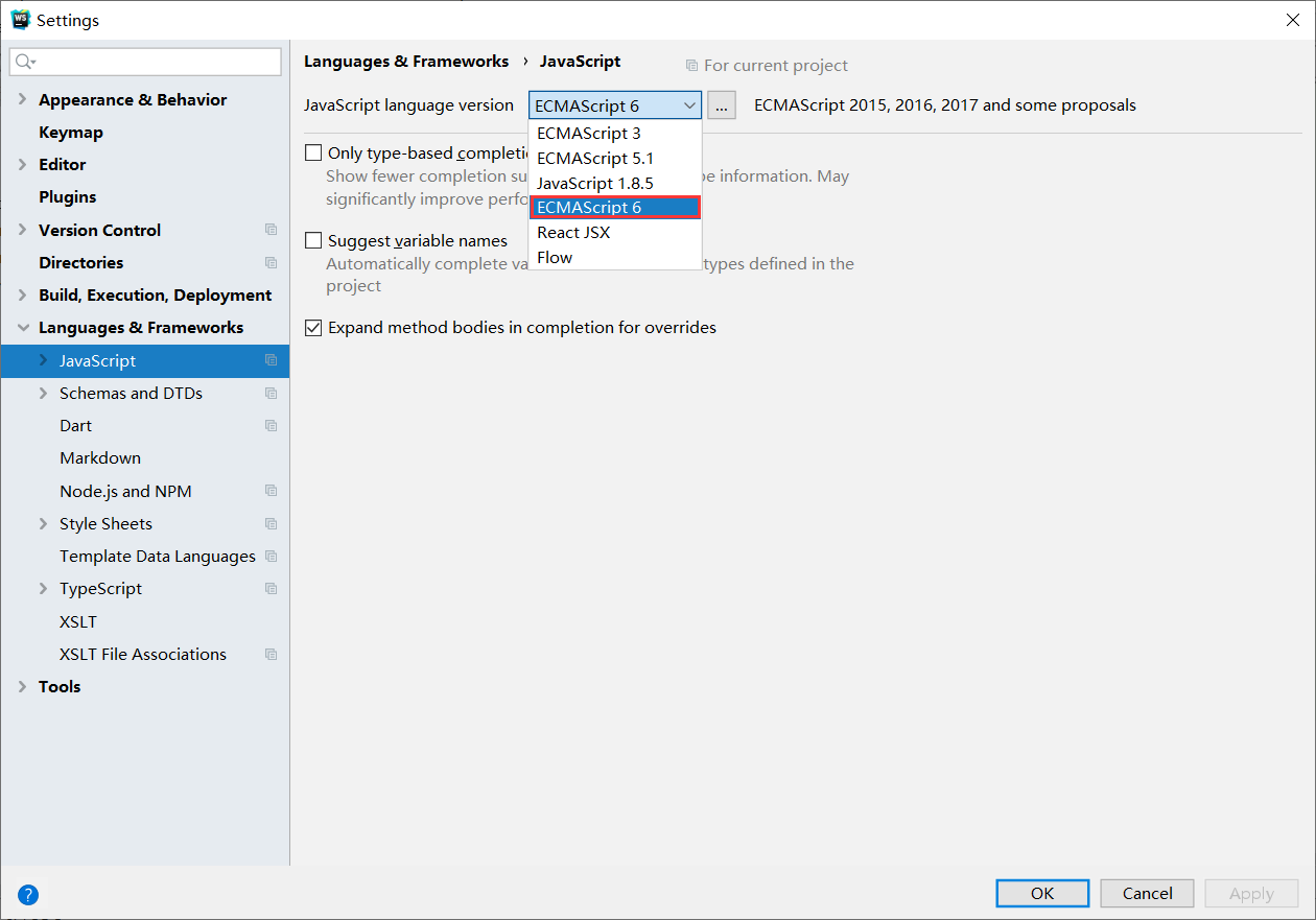 【异常-Vue-WebStrom】使用WebStorm写vue的template时，不能使用“ ` “符号