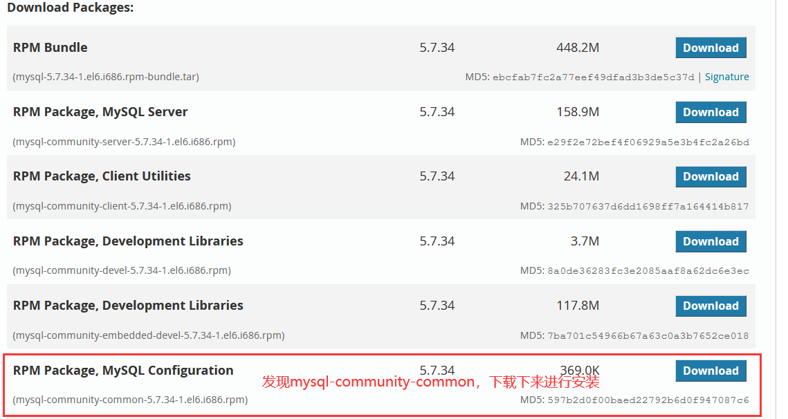 在Linux中安装MySQL报错“error: Failed dependencies: \tmysql-community-libs(x86-32) ＞= 5.7.9 is needed by my“