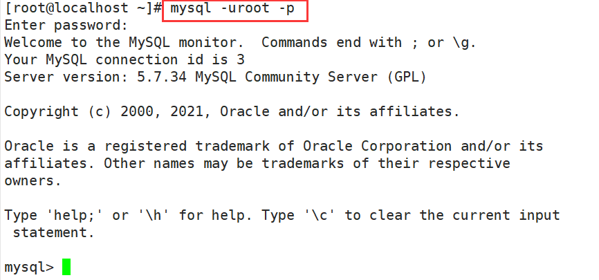 在Linux系统中登录MySQL报错“Can‘t connect to local MySQL server through socket ‘/var/lib/mysql/mysql.sock‘ “