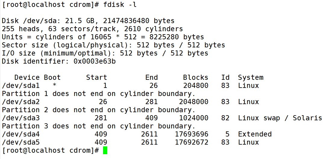 Linux学习（6）——挂载命令