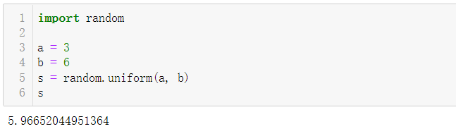 使用python生成随机数（random模块）