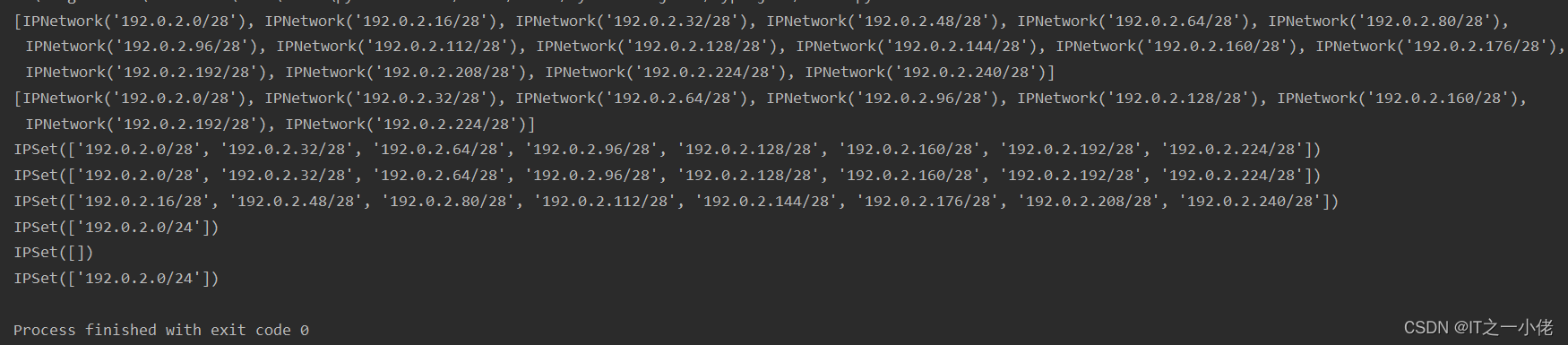 python中netaddr库用法详解