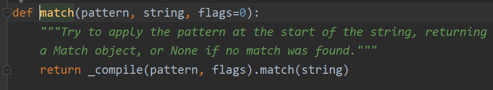 python中re.match()用法详解