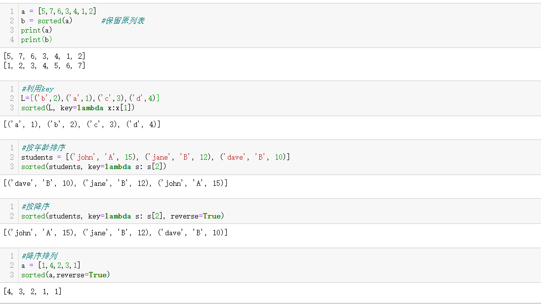 python常用的内置函数