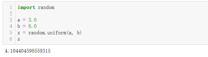 使用python生成随机数（random模块）