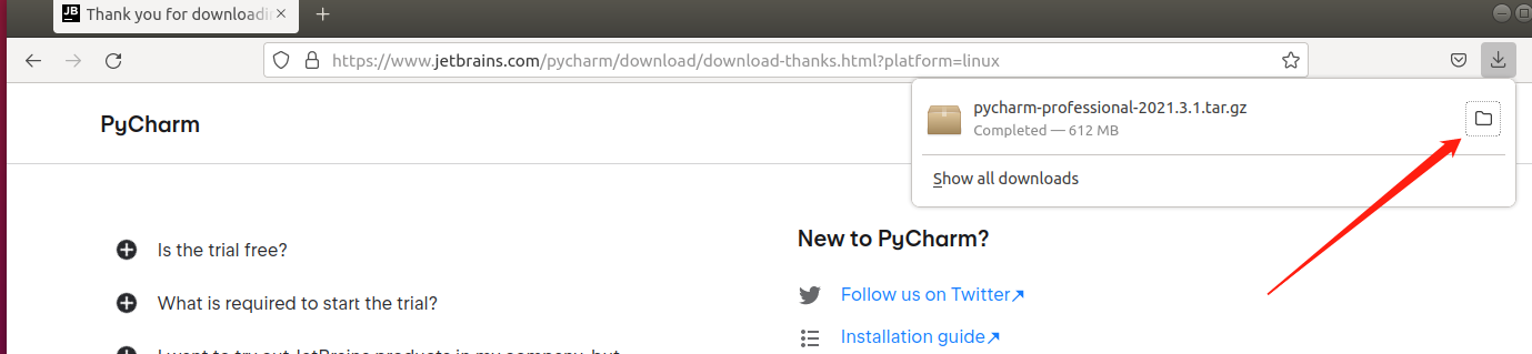 在Linux系统中安装pycharm详解