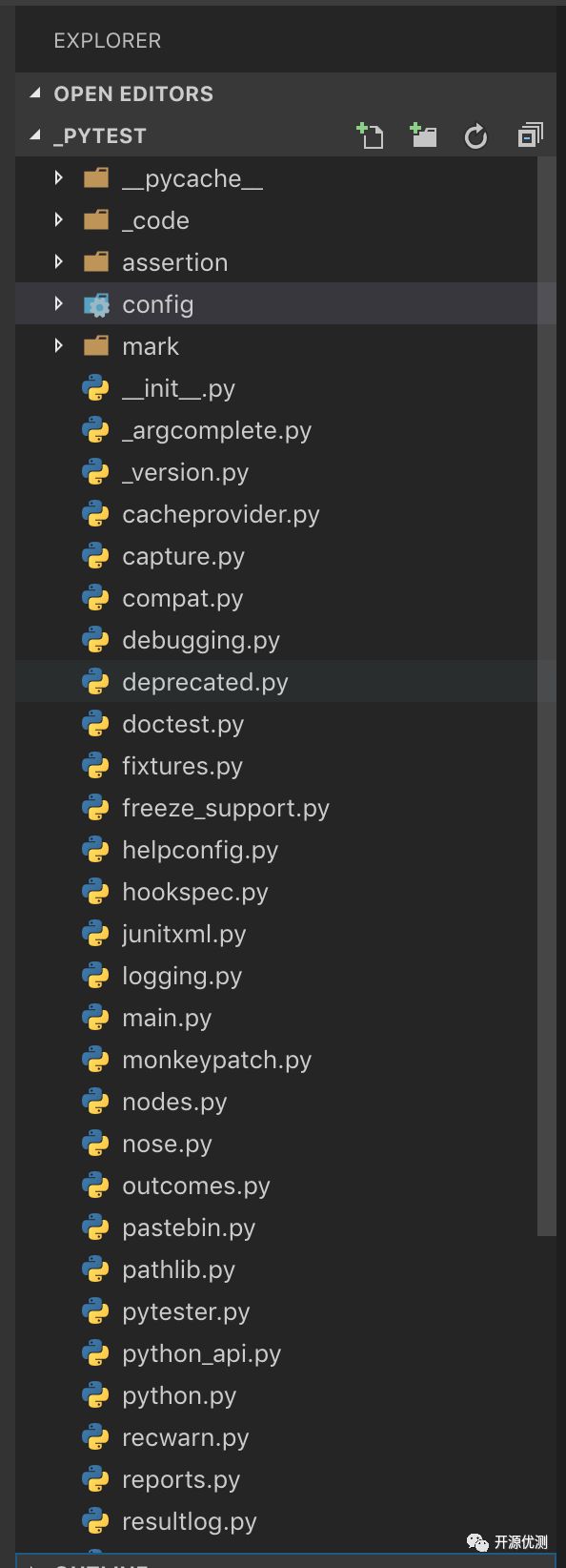 pytest源码目录概要分析