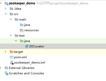 Java操作Zookeeper Maven