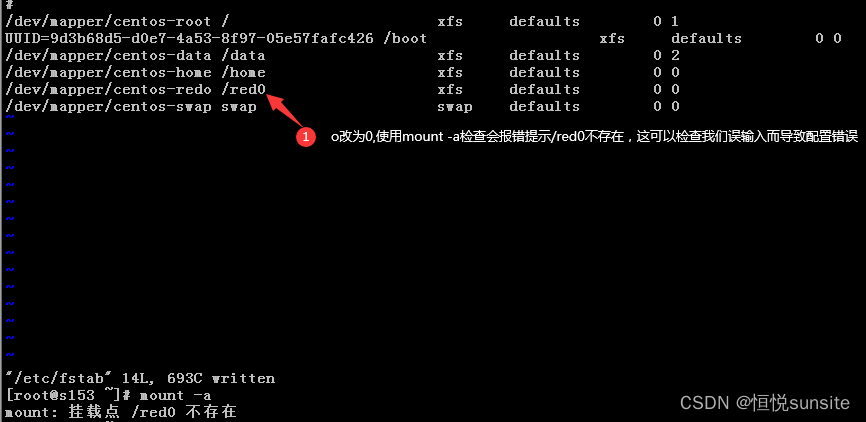 Linux之/etc/fstab文件详解及实践