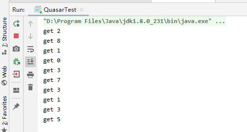 Java协程框架Quasar Demo (maven)