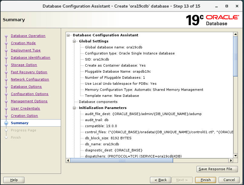 【OracleDB】CentOS 7.5中安装Oracle Database 19c单实例过程