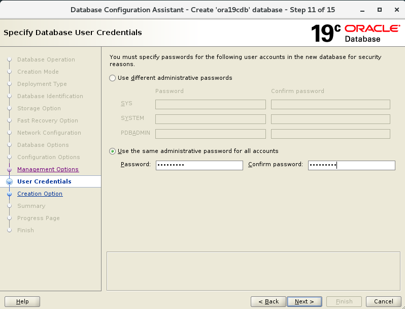 【OracleDB】CentOS 7.5中安装Oracle Database 19c单实例过程