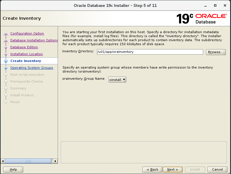 【OracleDB】CentOS 7.5中安装Oracle Database 19c单实例过程