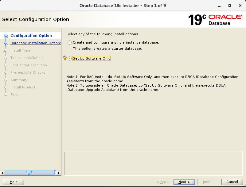 【OracleDB】CentOS 7.5中安装Oracle Database 19c单实例过程