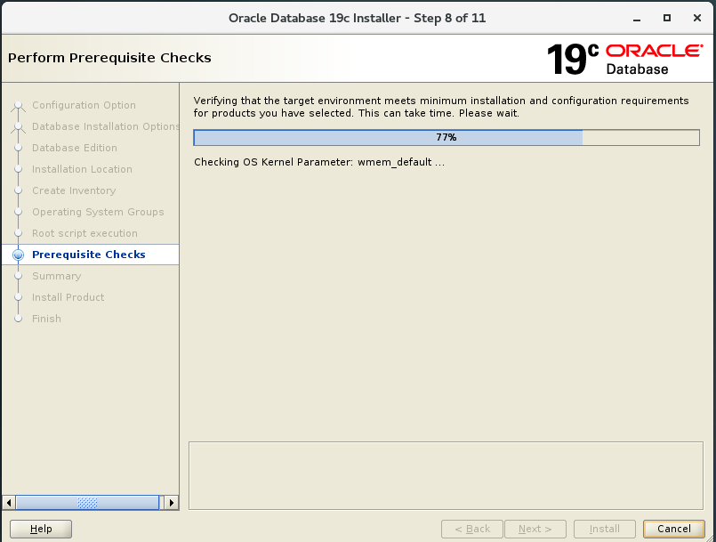 【OracleDB】CentOS 7.5中安装Oracle Database 19c单实例过程