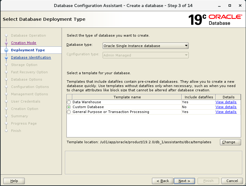 【OracleDB】CentOS 7.5中安装Oracle Database 19c单实例过程