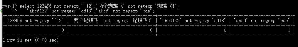 MySQL的运算符(九)