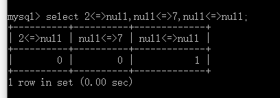 MySQL的运算符(九)