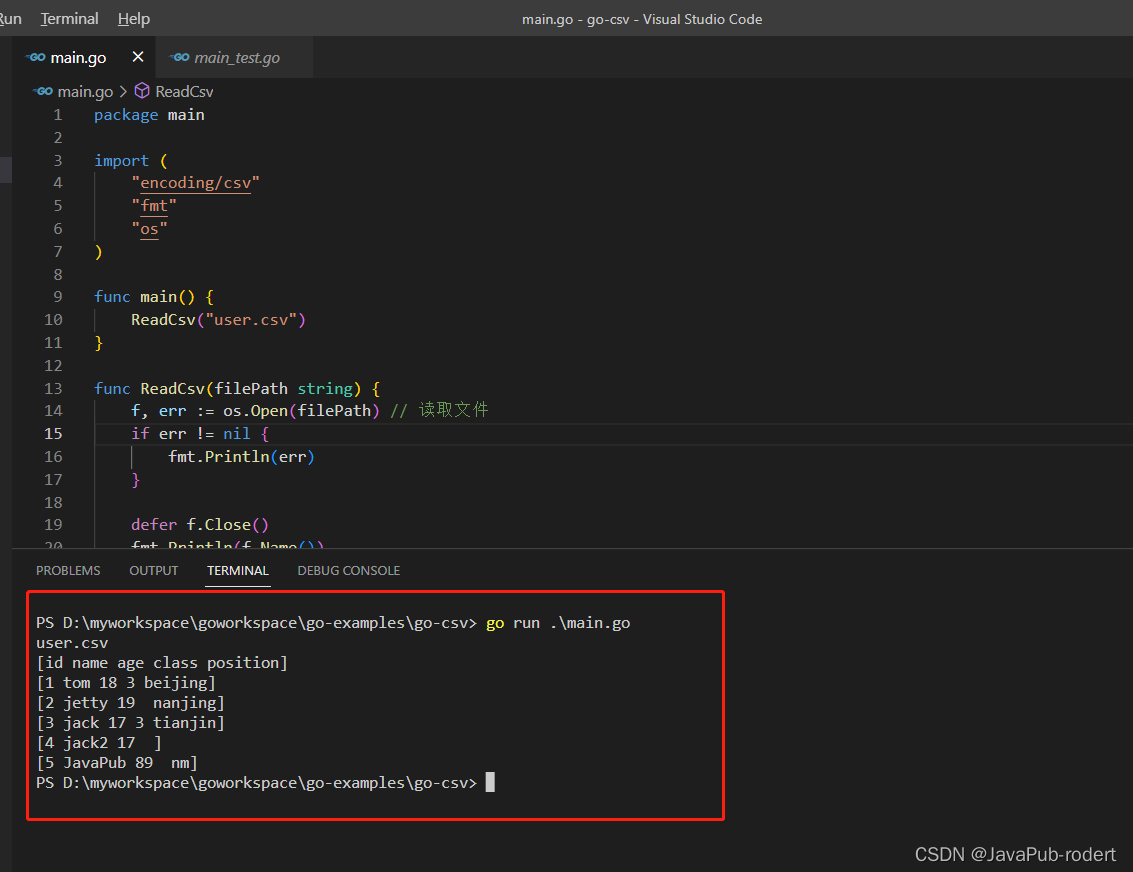 GoLang 和 csv 常用操作