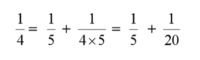 将一个分数拆为两个不同的单位分数之和c++算法源码