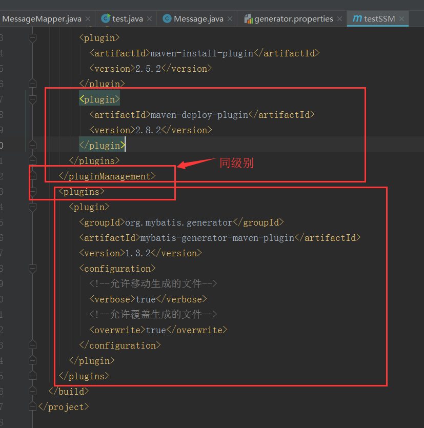 idea创建Maven项目时插件内看不到mybatis-generator问题解决