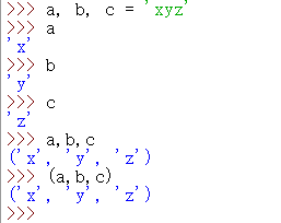 Python赋值语句的多种形式