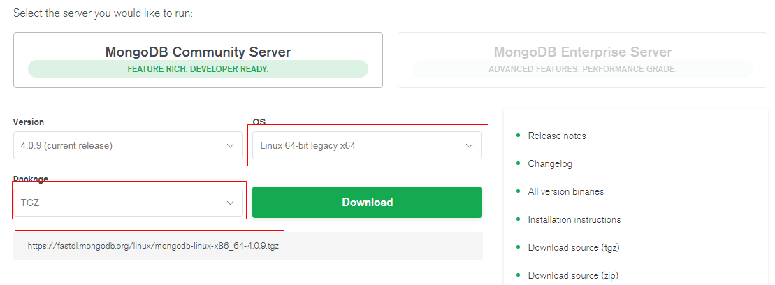 MongoDB分布式存储数据库系列(二)------下载与安装