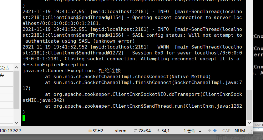 Zookeeper系列 (三） [单机版连接客户端]