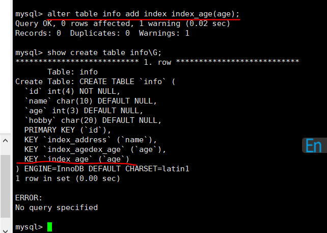 MySQL 数据库系列(五)-----索引、事务与存储引擎(Linux版)