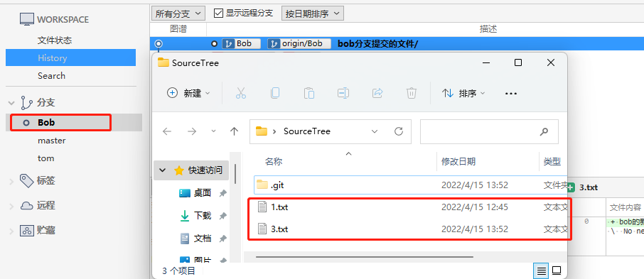 Git 管理工具 SourceTree 的使用（上手简单，不熟悉git命令的开发者必用）